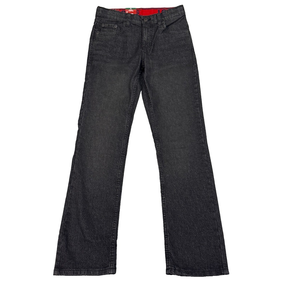 Levis Boys 511 Slim Flex Stretch Jeans Size 14 Black Gray (Steady Rock) Wash NWT